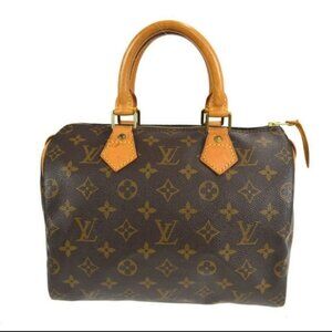 Authentic LOUIS VUITTON SPEEDY 25 HAND BAG PURSE MONOGRAM CANVAS
